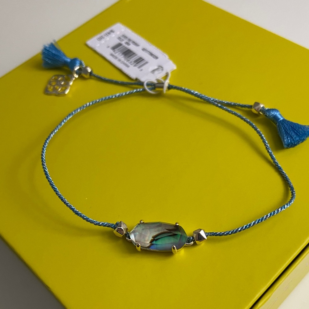 NWT Kendra Scott Blue Everlyne Friendship Bracelet